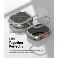Ringke Bezel Styling + Protection d'écran Apple Watch Ultra - 49 mm - Fluted Titanium
