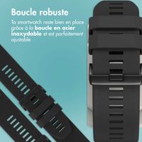 imoshion Bracelet QuickFit® en silicone  - Connexion Garmin 26 mm - Noir