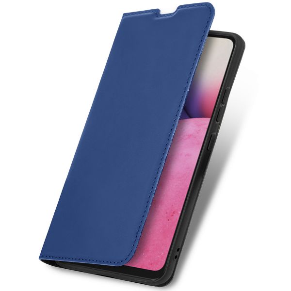 imoshion Étui de téléphone Slim Folio Samsung Galaxy A33 - Bleu foncé