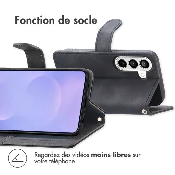 imoshion Etui de télephone portefeuille avec cordon Samsung Galaxy S26 - Noir