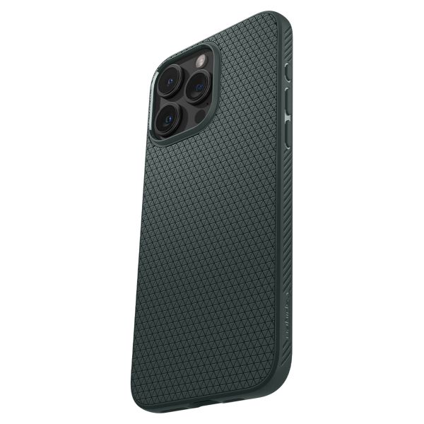 Spigen Coque Liquid Air iPhone 15 Pro - Abyss Green