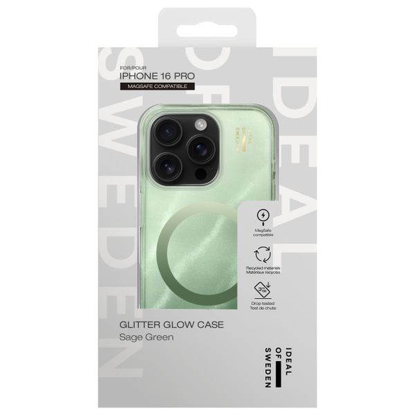 iDeal of Sweden Coque Clear MagSafe Apple iPhone 16 Pro - Sage Green