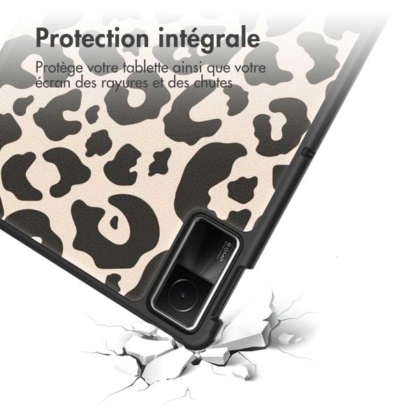 imoshion Coque tablette Design Trifold Xiaomi Redmi Pad SE - Leopard