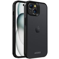 Accezz Coque Givrée Robuste Apple iPhone 15 - Noir