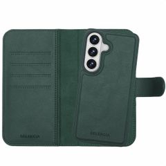 Selencia Étui portefeuille amovible Olyn avec MagSafe Samsung Galaxy S26 - Vert