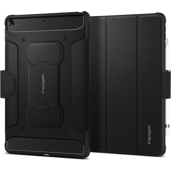 Spigen Coque tablette Rugged Armor Pro iPad 9 (2021) 10.2 pouces / iPad 8 (2020) 10.2 pouces / iPad 7 (2019) 10.2 pouces - Noir