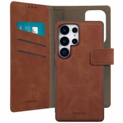 imoshion Etui de télephone luxe 2-en-1 amovible Samsung Galaxy S25 Ultra - Marron