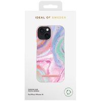 iDeal of Sweden Coque Fashion iPhone 15 - Pastel Marble