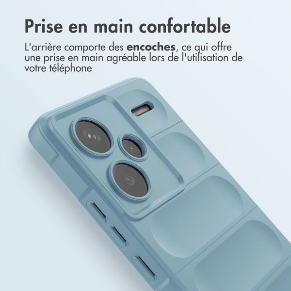 imoshion Coque arrière EasyGrip Xiaomi Redmi Note 13 Pro Plus (5G) - Bleu clair