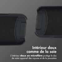 imoshion Coque arrière Color avec cordon amovible et MagSafe Apple iPhone 16 Pro - Noir