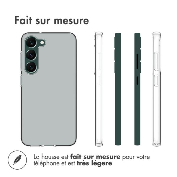 Accezz Coque Clear Samsung Galaxy S23 Plus - Transparent