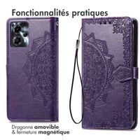 imoshion Etui de téléphone portefeuille Mandala Motorola Moto G13 / G23 - Violet