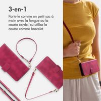 imoshion Etui de télephone portefeuille avec cordon Apple iPhone 16 - Rood