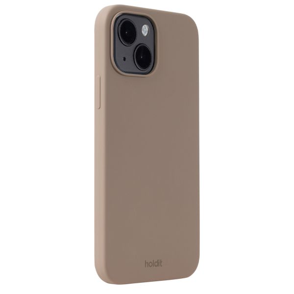 Holdit Coque Silicone Apple iPhone 14 / 13 - Mocha Brown