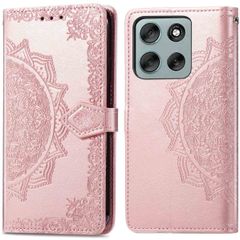 imoshion Etui de télephone Mandala Motorola Moto G56 - Rose Doré