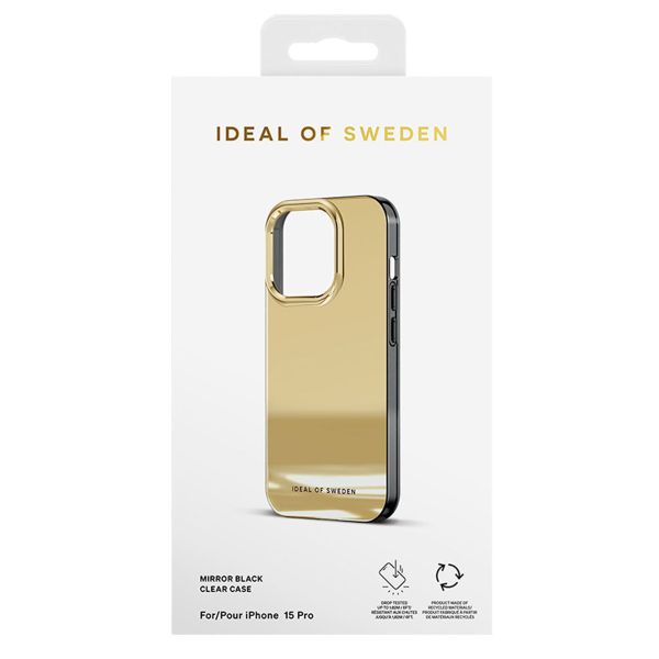 iDeal of Sweden Coque arrière Mirror iPhone 15 Pro - Gold