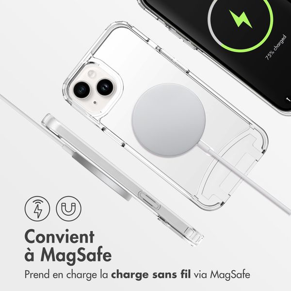 imoshion Coque MagSafe avec cordon amovible iPhone 14 - Transparent