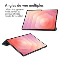 imoshion Coque tablette Trifold Samsung Galaxy Tab S11 Ultra - Vert foncé