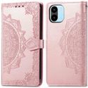 imoshion Etui de téléphone portefeuille Mandala Xiaomi Redmi A1 / A2 - Rose Dorée