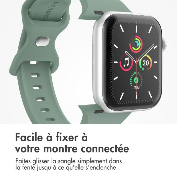 imoshion Bracelet en silicone⁺ Apple Watch Series 1 á 10 / SE / Ultra (2) (44/45/46/49 mm) - Pine - Taille M/L