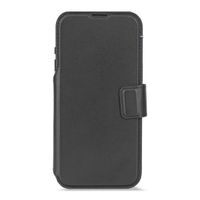 Decoded Portefeuille détachable 2 en 1 en cuir MagSafe Apple iPhone 17 Pro - Noir