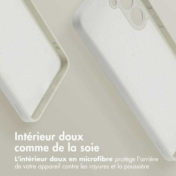 imoshion Coque Couleur avec MagSafe Samsung Galaxy S24 Plus - Beige