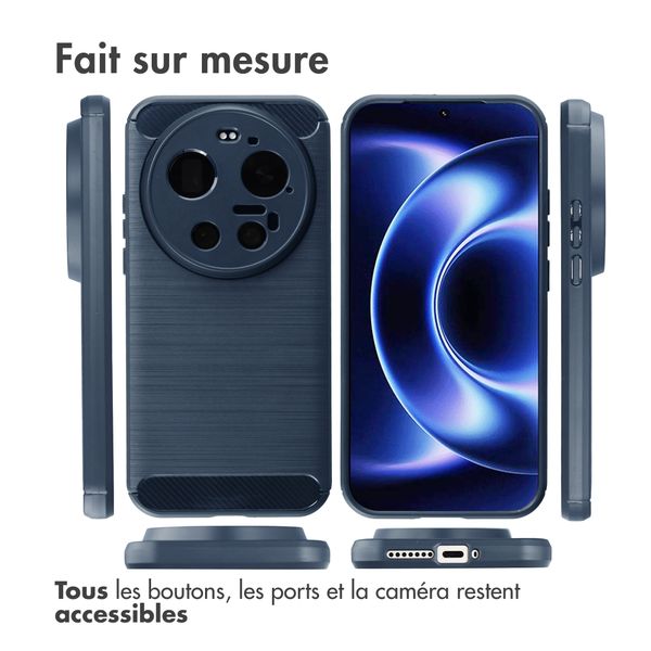 imoshion Coque Brushed Xiaomi 17 Ultra - Bleu foncé
