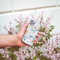 imoshion Coque Design Apple iPhone 12 (Pro) - Fleur - Blanc