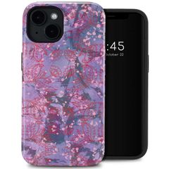 Selencia Coque arrière Vivid avec MagSafe Apple iPhone 14 - Fresh Paint Flower Orange