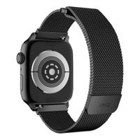 Uniq Bracelet Dante Mesh Milanese en acier Apple Watch Series 1 t/m 9 / SE (38/40/41 mm) | Series 10 / 11 (42 mm) - Graphite