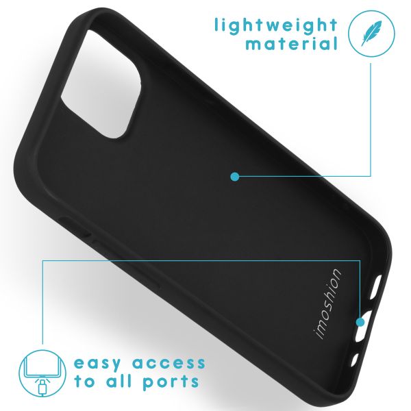 imoshion Coque Couleur iPhone 13 Mini - Noir