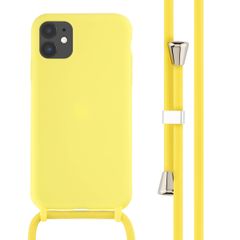imoshion Coque en silicone avec cordon Apple iPhone 11 - Jaune