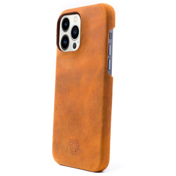 Wachikopa Coque Full Wrap iPhone 13 Pro - Camel