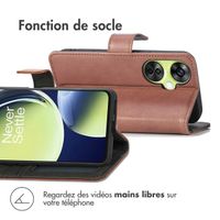 imoshion Étui de télephone portefeuille OnePlus Nord CE 3 / CE 3 Lite - Marron