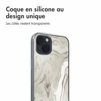 imoshion Coque design pour iPhone 14 - Sandy Marble