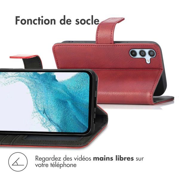 imoshion Étui de télephone portefeuille Samsung Galaxy A34 (5G) - Rouge