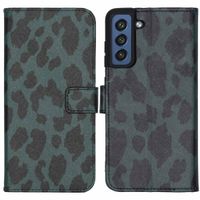 imoshion Design Softcase Bookcase Samsung Galaxy S21 FE - Green Leopard