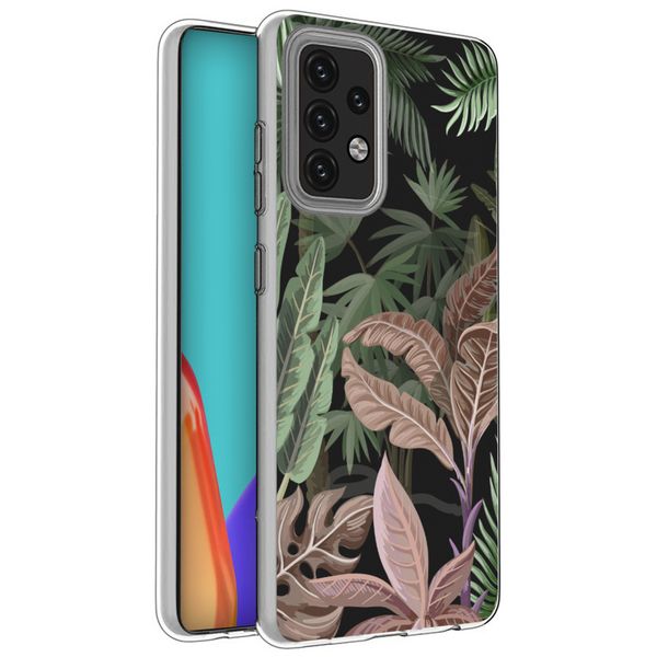 imoshion Coque Design Samsung Galaxy A52(s) (5G/4G) - Dark Jungle/Rose