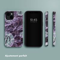 Selencia Coque arrière Vivid Tough avec MagSafe iPhone 14 - Leo Bubble Green