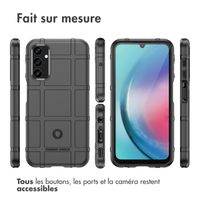 imoshion Coque Arrière Rugged Shield Samsung Galaxy A25 (5G) - Noir