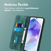imoshion Étui de téléphone portefeuille Slim Samsung Galaxy A35 - Vert