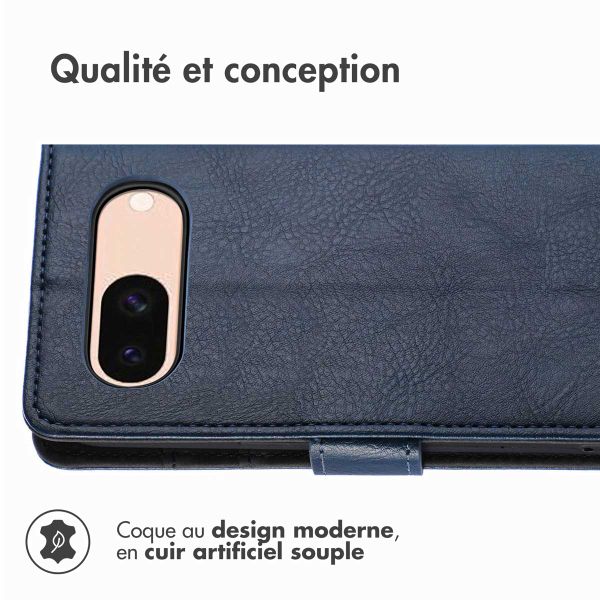 imoshion Étui de téléphone portefeuille Google Pixel 8a - Bleu foncé