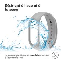 imoshion Bracelet en silicone Xiaomi Mi Band 3 / 4 - Gris