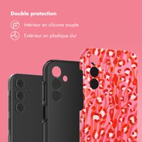 Selencia Coque arrière Vivid Tough Samsung Galaxy A15 - Wild Spots Lipstick