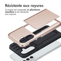 imoshion Coque arrière avec porte-cartes Samsung Galaxy A36 / A56 - Rose Doré