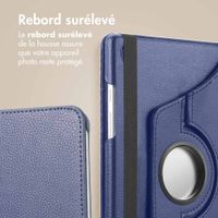 imoshion Coque tablette rotatif à 360° Samsung Galaxy Tab S6 Lite (2020/2022/2024)  - Bleu foncé