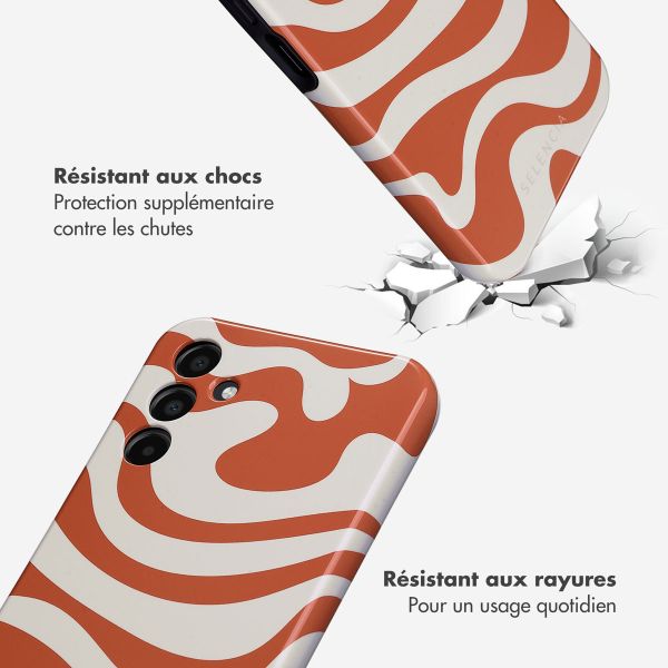 Selencia Coque arrière Vivid Samsung Galaxy A15 (5G/4G) - Dream Swirl Orange