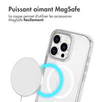 imoshion Coque Pailletée avec MagSafe Apple iPhone 16 Pro - Paillettes Transparent