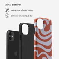 Selencia Coque arrière Vivid Apple iPhone 11 - Dream Swirl Orange
