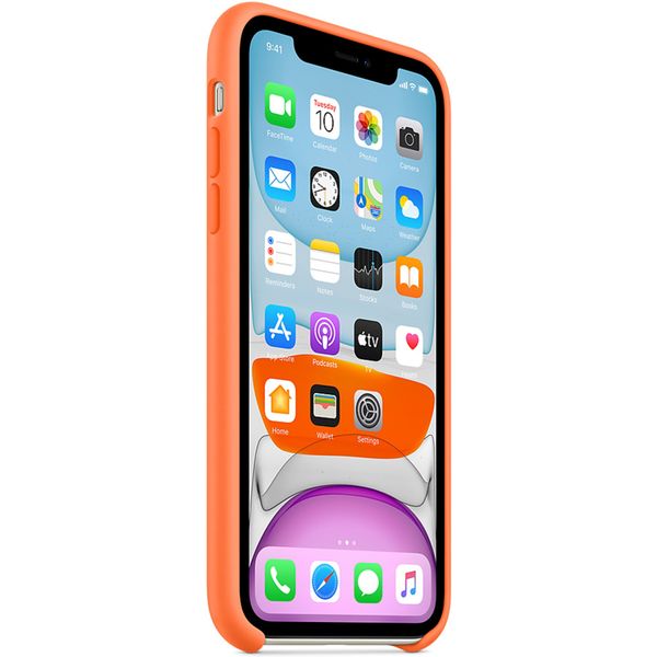 Apple Coque en silicone Apple iPhone 11 - Vitamin C